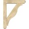 Ekena Millwork Funston Craftsman Rough Sawn Bracket w/ Offset Brace, Douglas Fir, 6"W x 28"D x 36"H BKT0604X28X36FST04RDF - alternate 3